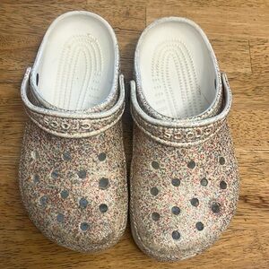 Sparkle crocs size 3